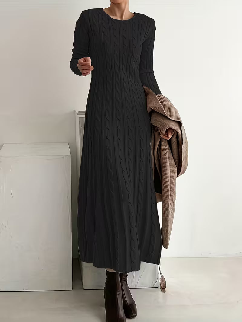 Jemima - Elegante Vestido Largo de Punto