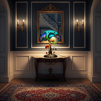 Lampa Kwiatowa Grzyb Boho Chic