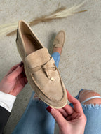 Loafer w kolorze taupe