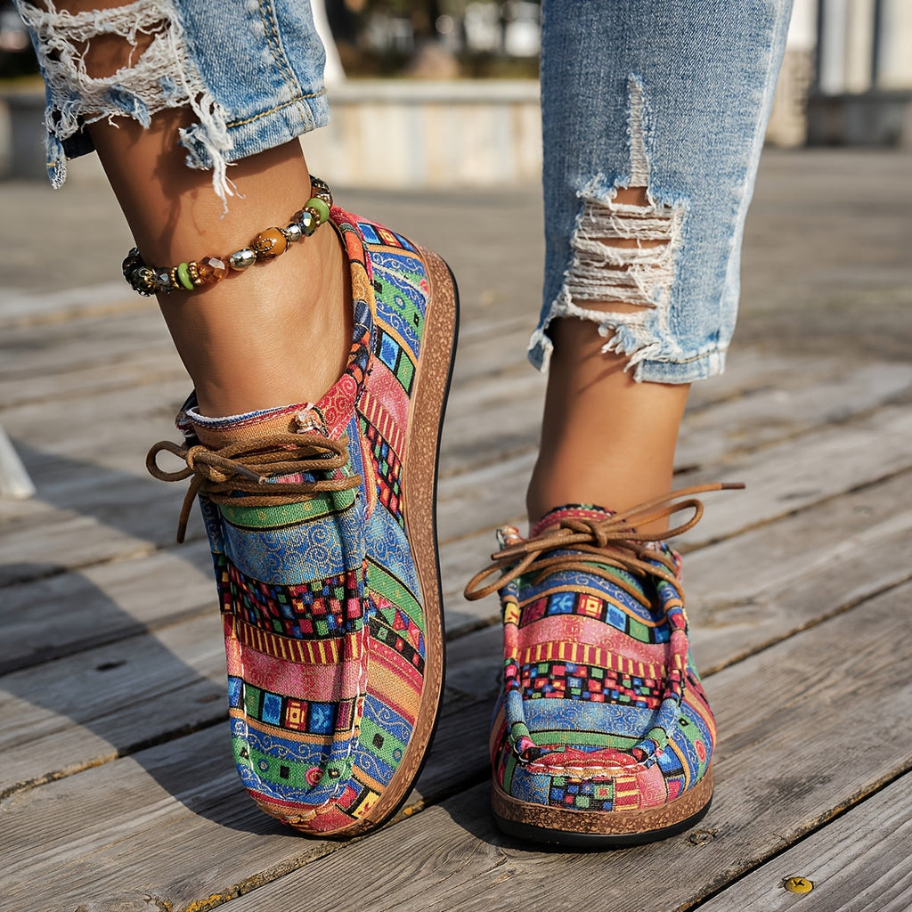 Greta Sneakers z wzorem