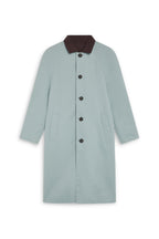 TRENCH REVERSIBLE CHOCOLATE Y AZUL