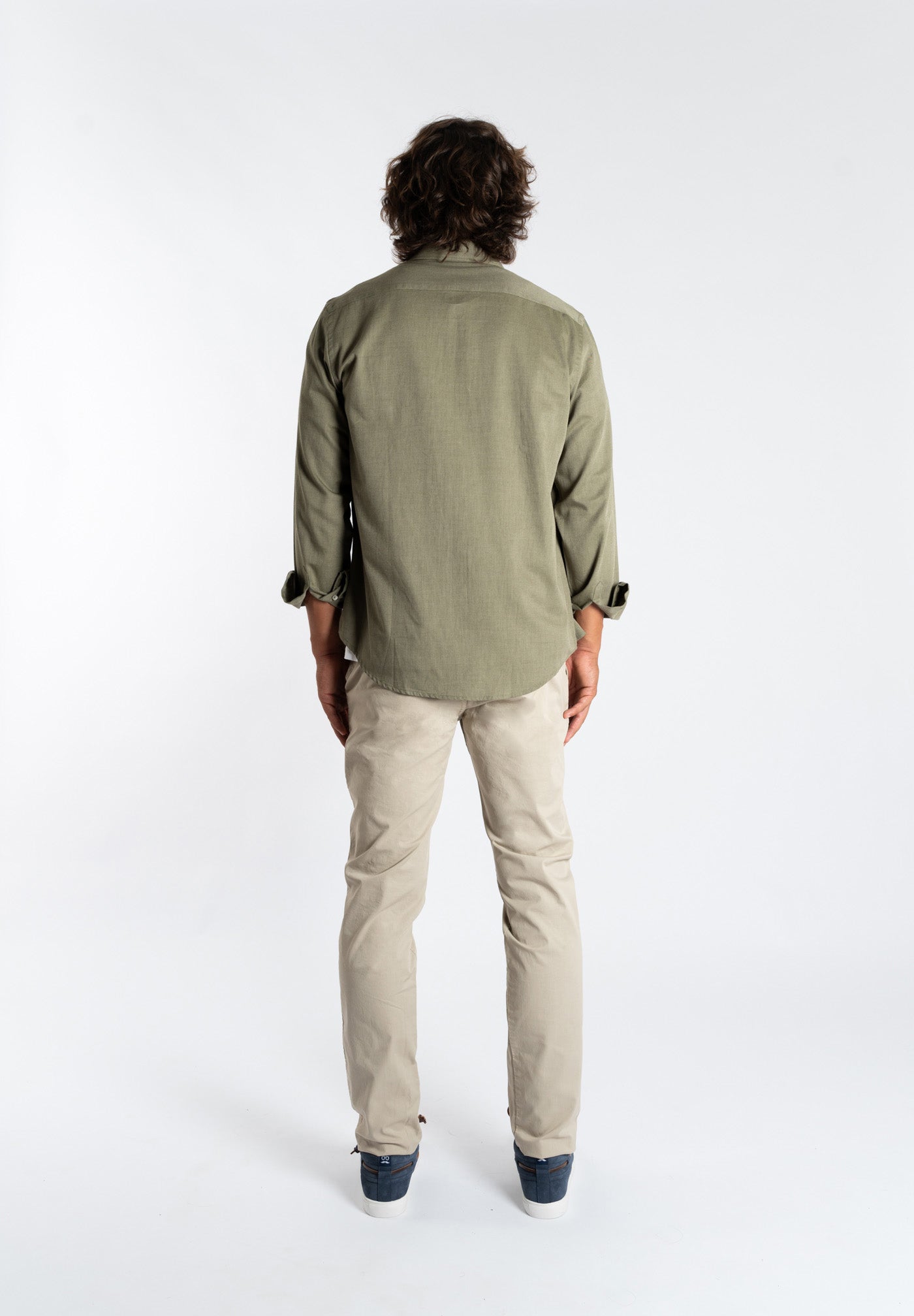 Camisa Sarga Kaki
