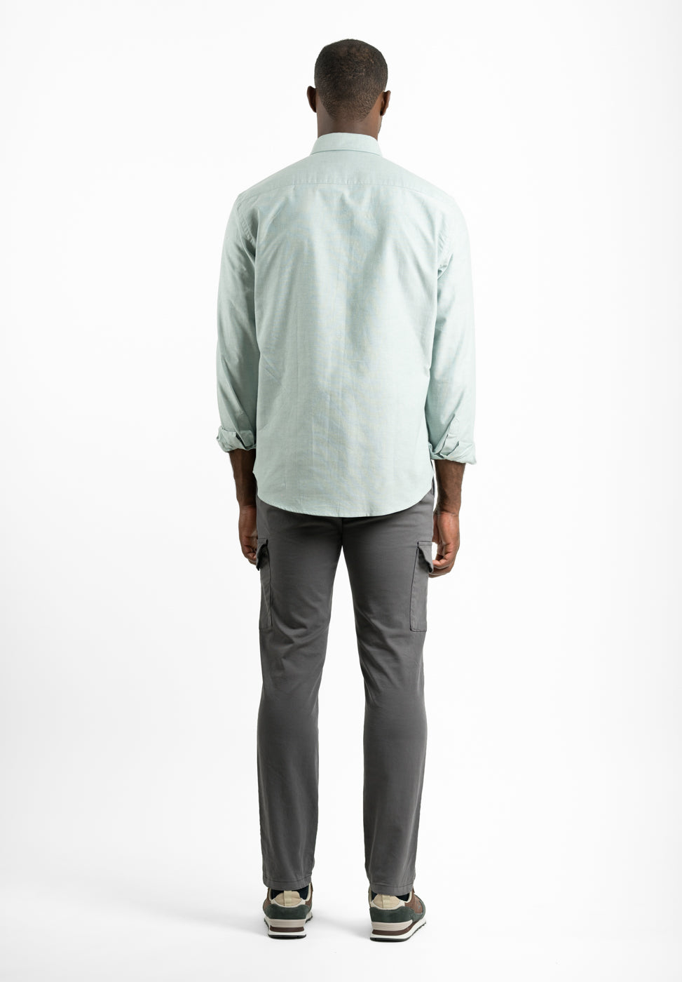Camisa Oxford Verde Hierba