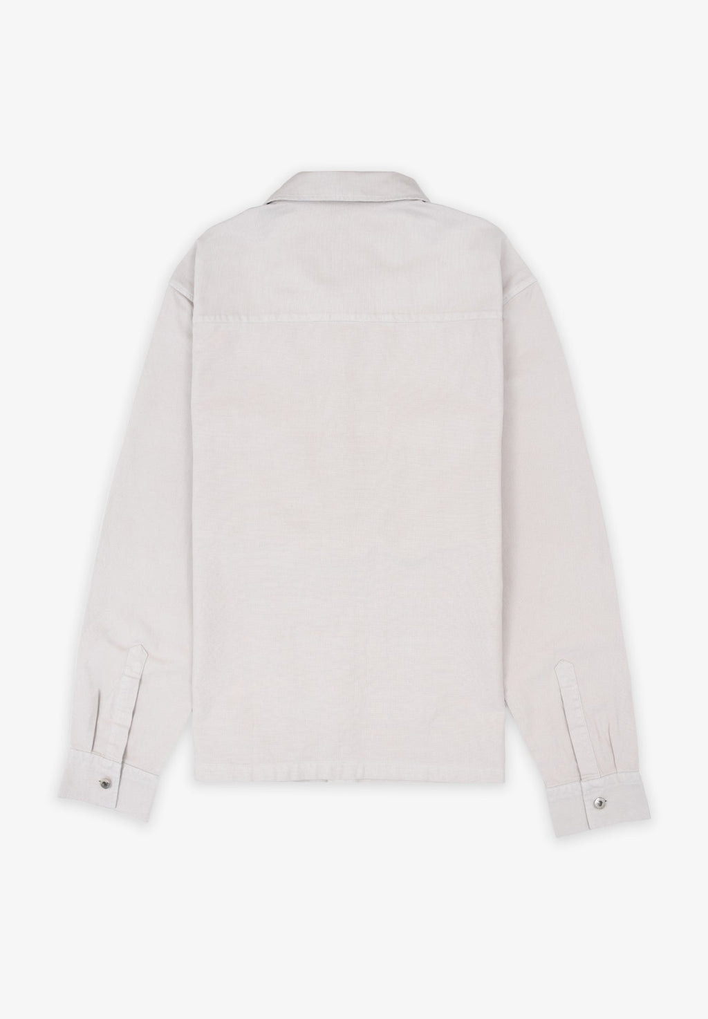 Sobrecamisa Sarga Remaches Beige Tostado