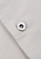 Sobrecamisa Sarga Remaches Beige Tostado