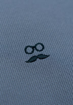 Polo Superfresco Estructura Azul Inglés