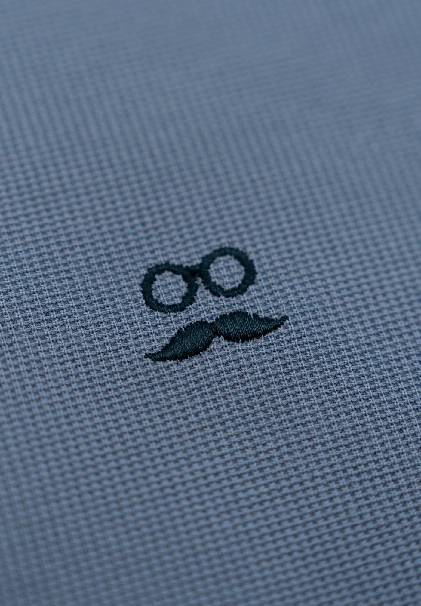 Polo Superfresco Estructura Azul Inglés
