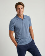 Polo Superfresco Estructura Azul Inglés