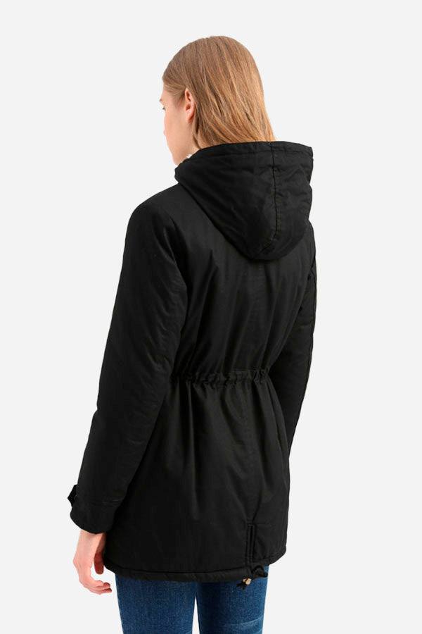 Ekstra Wygodna Bawełniana Parka