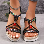 SANNE | Sandalias Confortables con Tacón Bajo para Cada Ocasión Veraniega