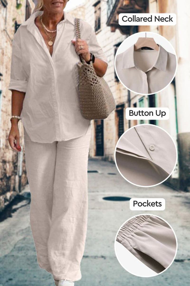 Zestaw Relaxed Shirt & Trousers