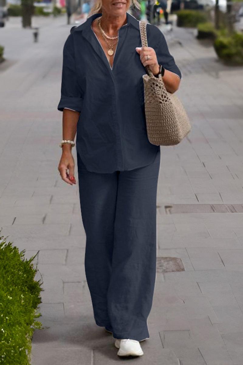 Zestaw Relaxed Shirt & Trousers