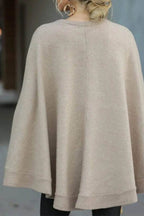 Elegancki Poncho Pulower