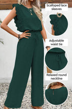 Elegant Two-Piece Set With Lace Detail