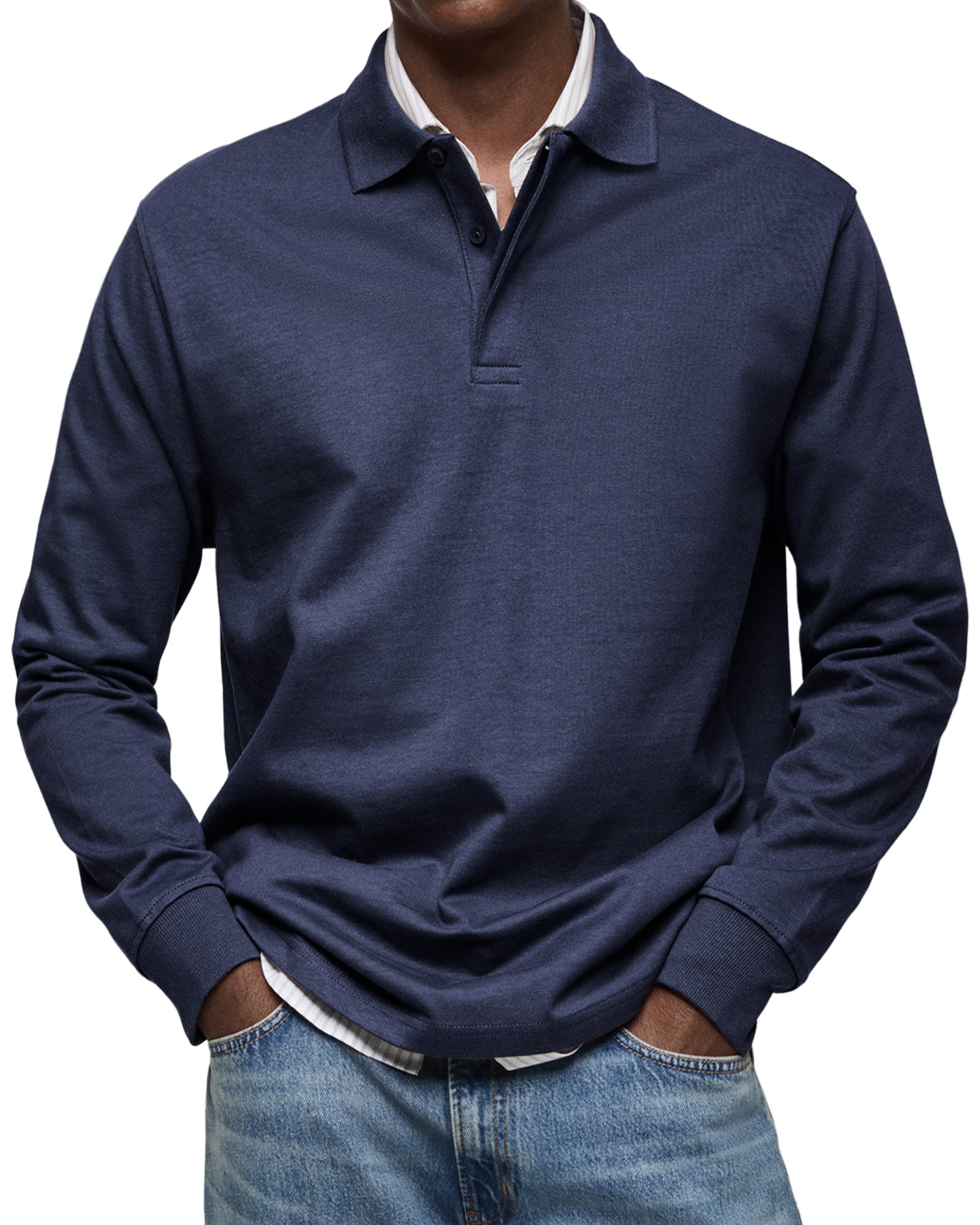 LAURENT MONACO | Polo de Manga Larga de Lujo