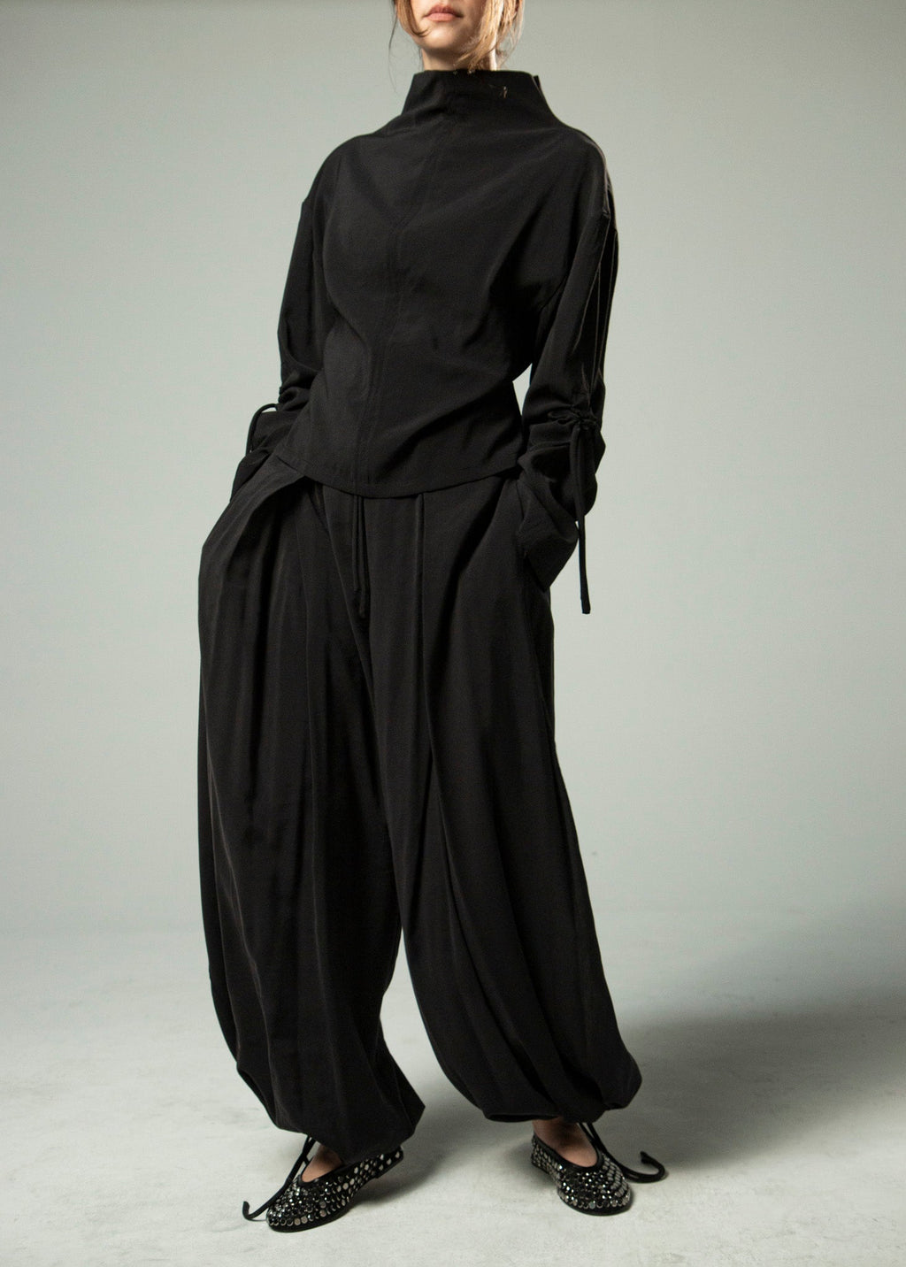 Top Gaku Negro 'Cupro Touch'