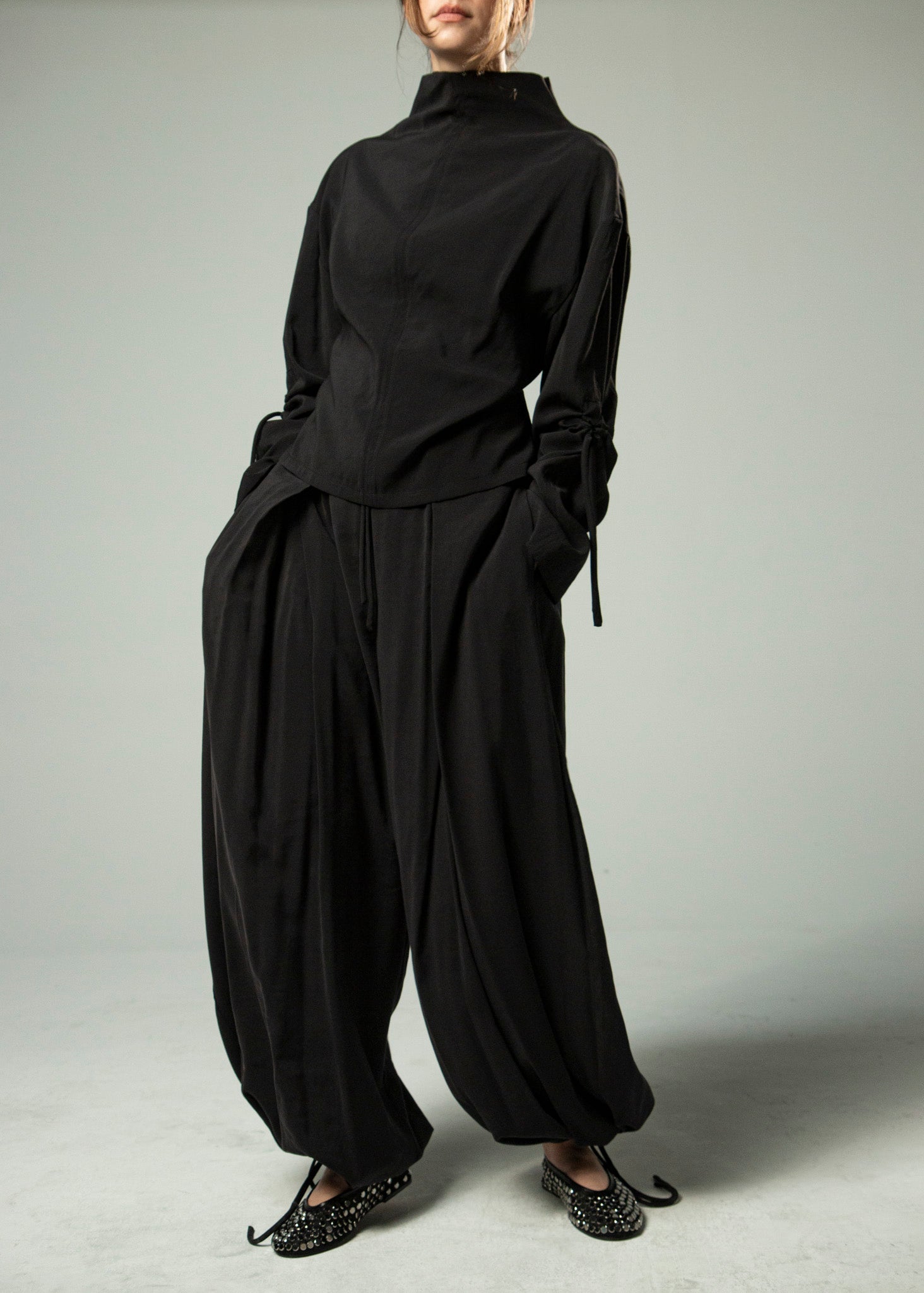 Top Gaku Negro 'Cupro Touch'
