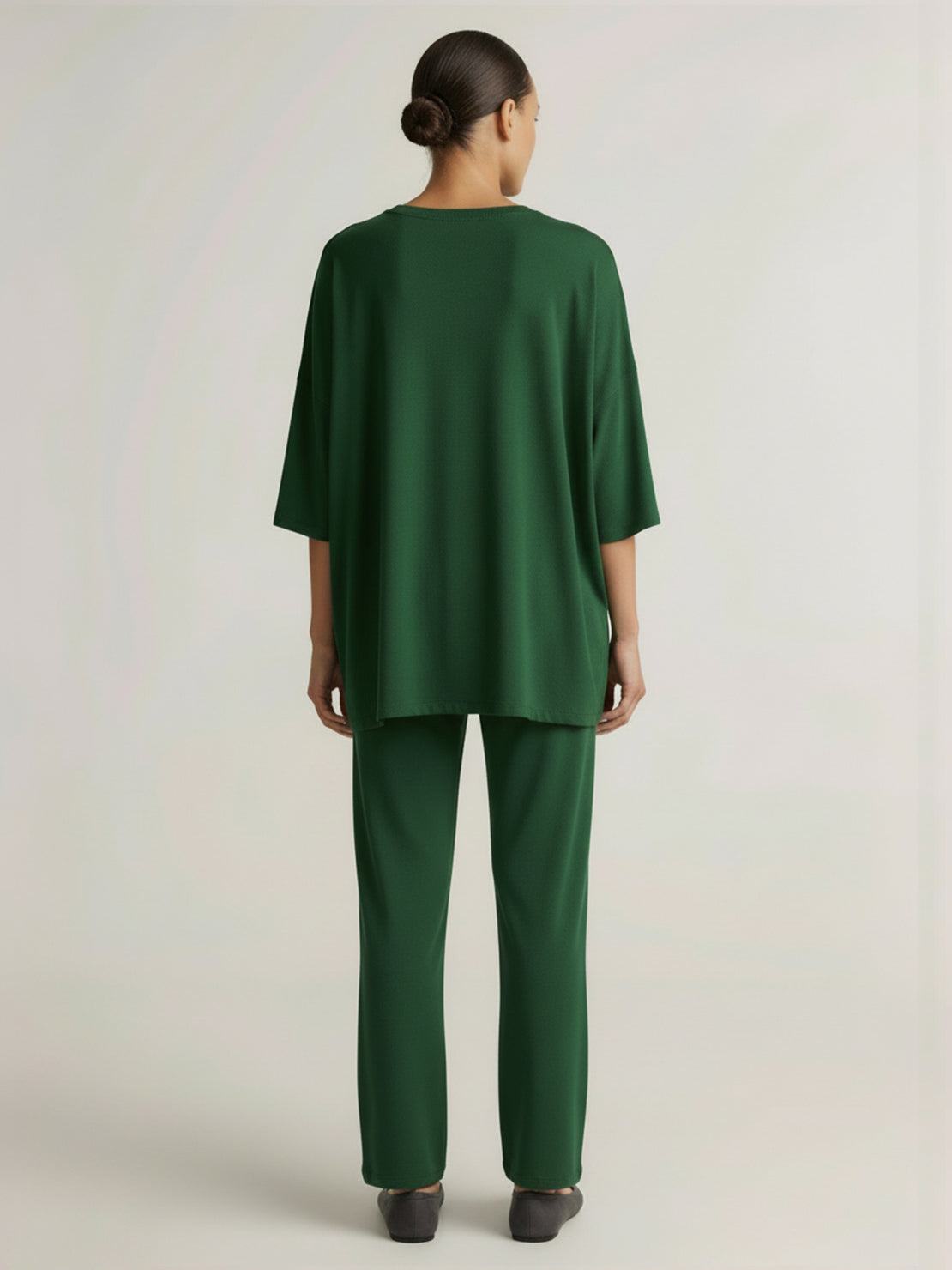 Zestaw Loungewear w Oversize z Długim Pulowerem