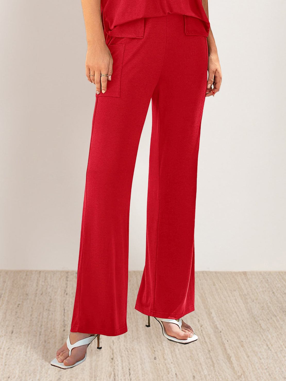 Zestaw Loungewear w Oversize z Długim Pulowerem