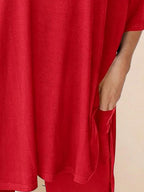 Zestaw Loungewear w Oversize z Długim Pulowerem