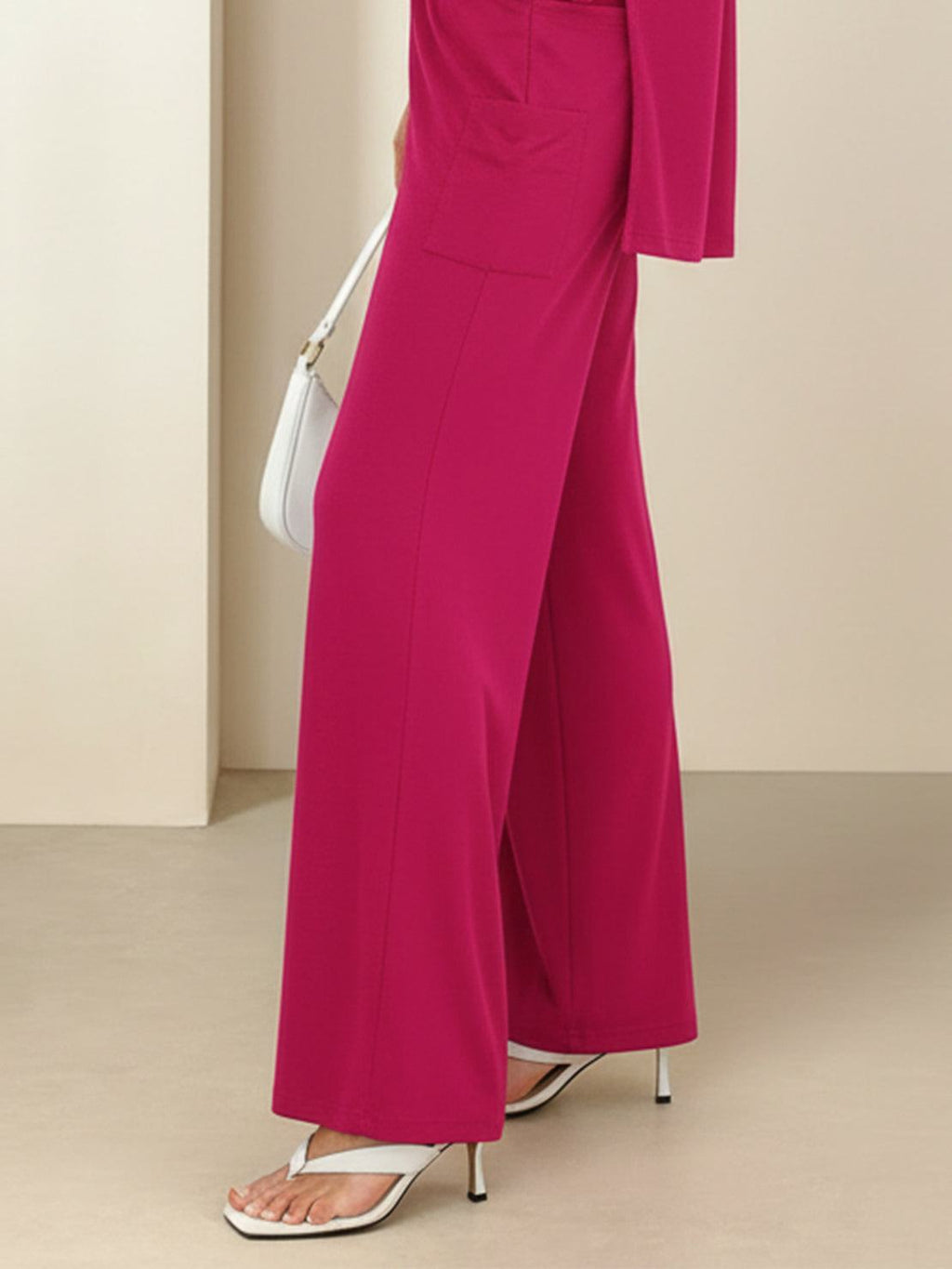 Zestaw Loungewear w Oversize z Długim Pulowerem