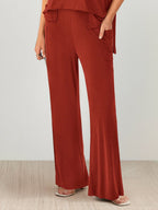 Zestaw Loungewear w Oversize z Długim Pulowerem