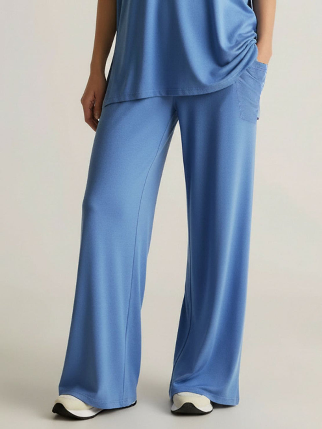 Zestaw Loungewear w Oversize z Długim Pulowerem