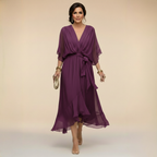 Monica Vestido con Escote en V