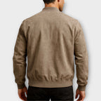 LAURENT MONACO | Chaqueta Bomber de Ante para Hombre