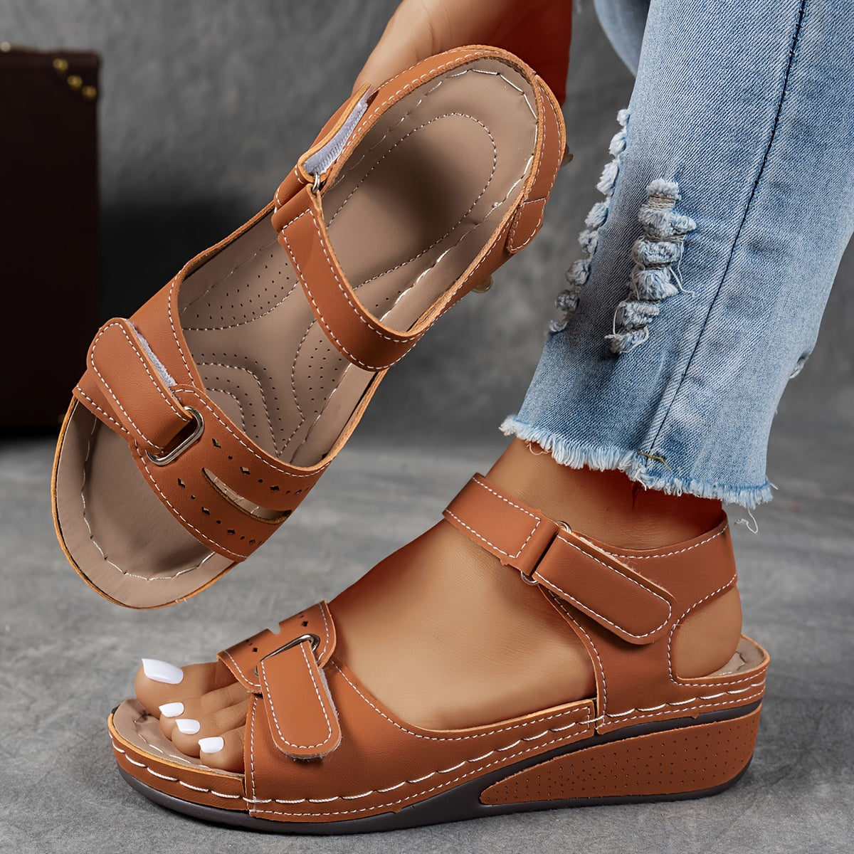 ELIANA ORTHOSTYLE | Sandalias de Verano Ortopédicas con Comodidad Total y Elegancia Diaria