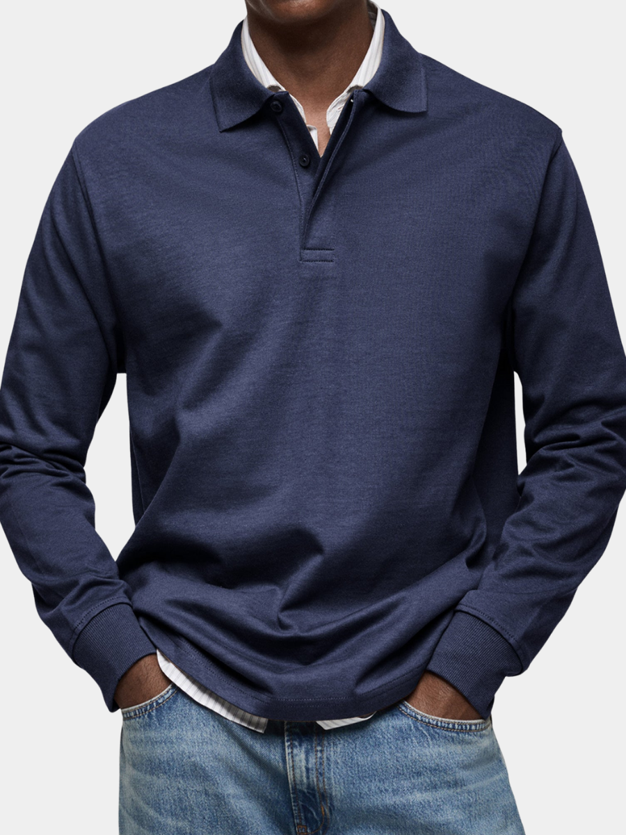 LAURENT MONACO | Polo de Manga Larga de Lujo