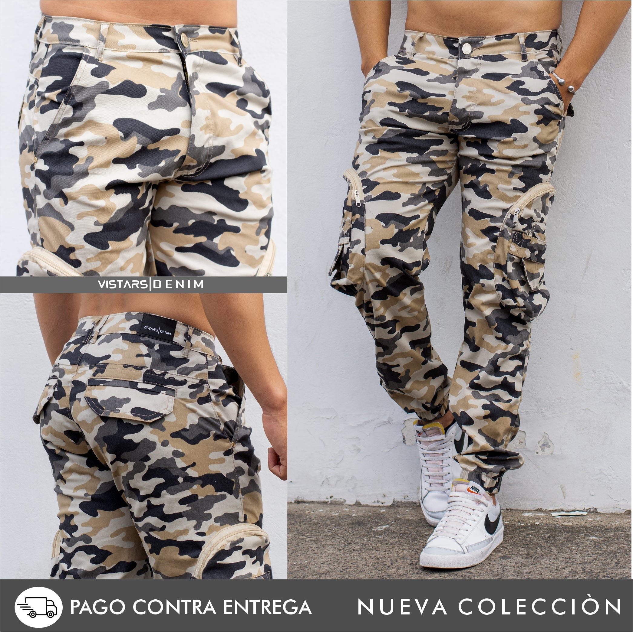 JEANS HOMBRE MILITAR 6-4706