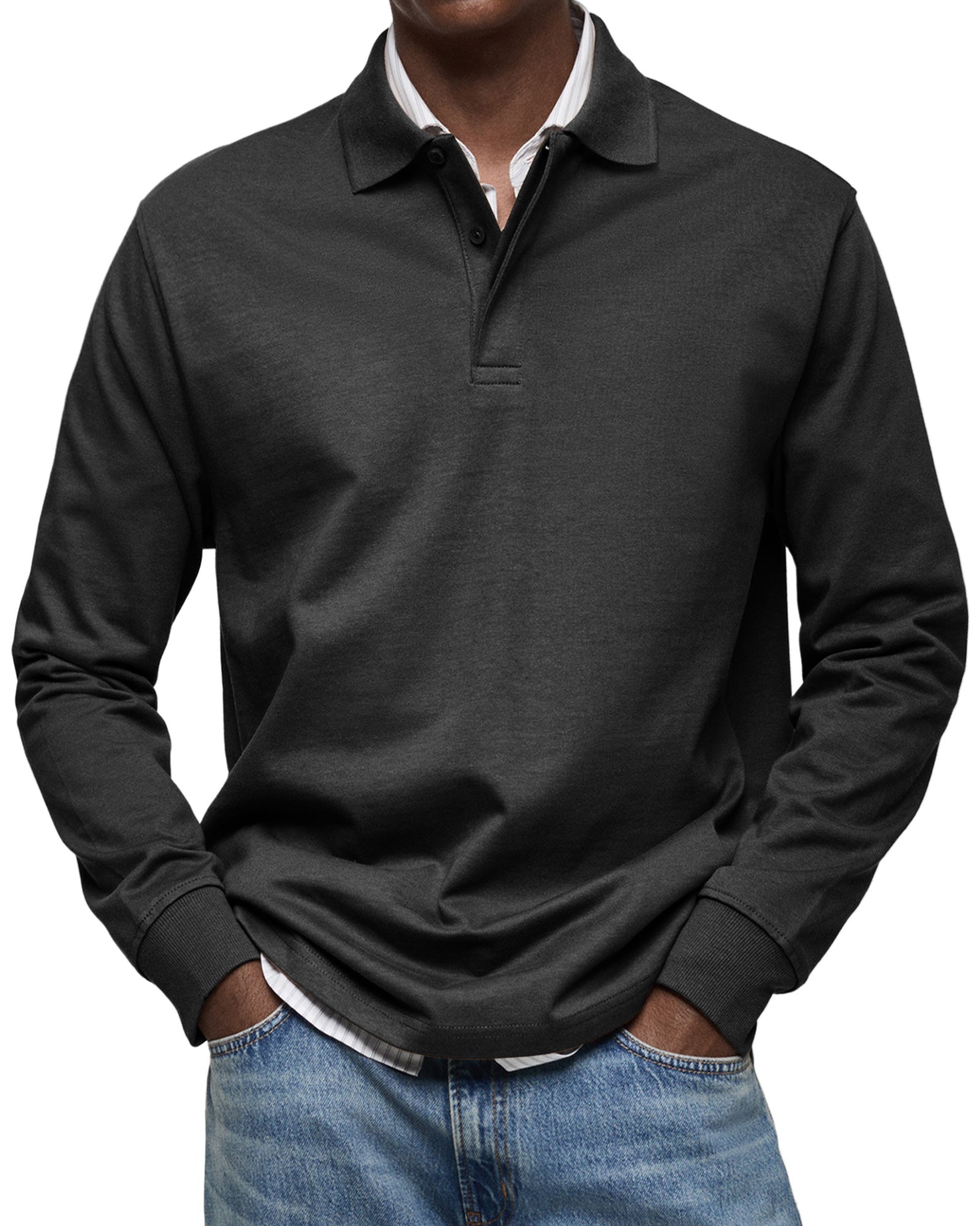 LAURENT MONACO | Polo de Manga Larga de Lujo
