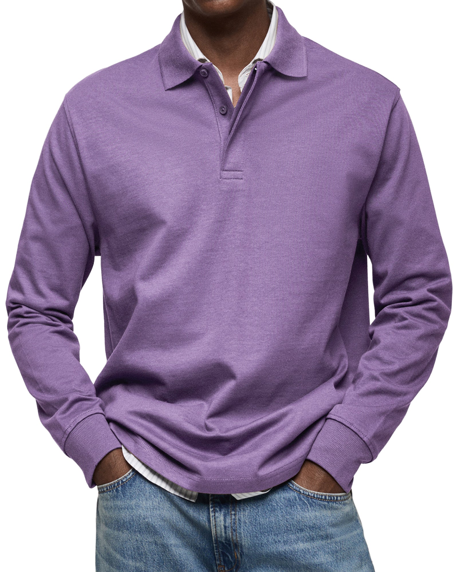 LAURENT MONACO | Polo de Manga Larga de Lujo