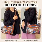 Laura nowa modna torba na ramię z miękkiej skóry PU w dopasowanym kolorze.