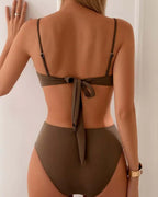 Marcelle | Elegante bikini de dos piezas con efecto moldeador