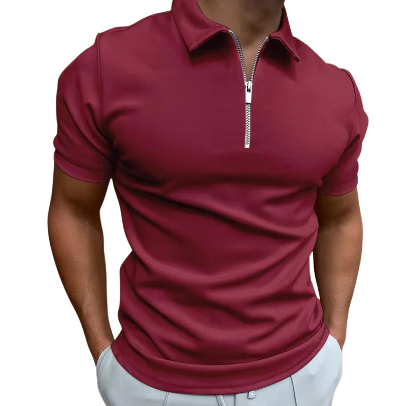 GREGORIO | Polo Moderno con Media Cremallera