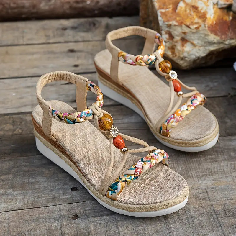 SANNE | Sandalias Confortables con Tacón Bajo para Cada Ocasión Veraniega