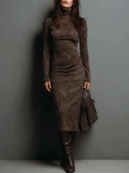 Giada Vestido Midi de Ante
