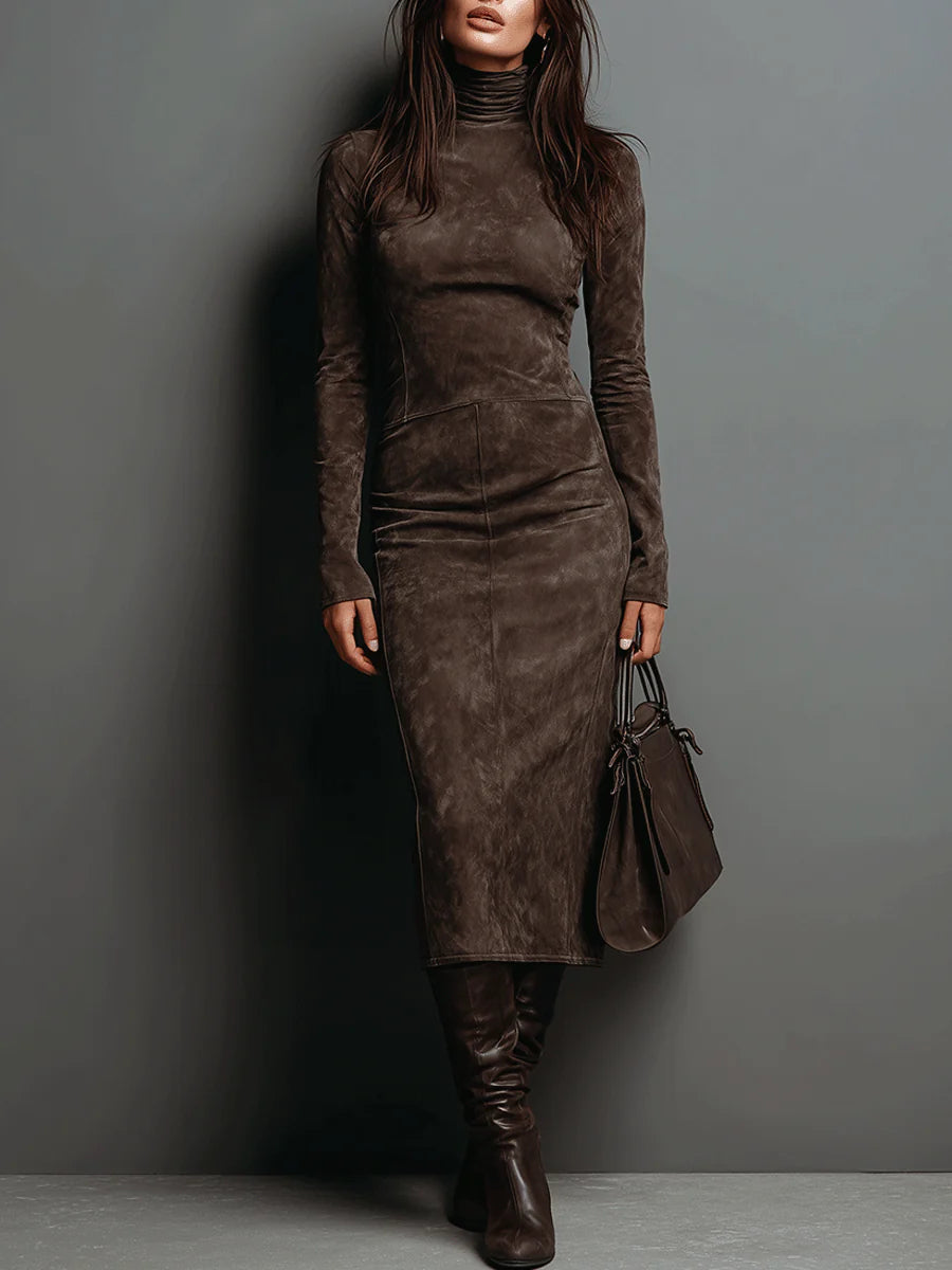 Giada Vestido Midi de Ante