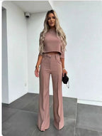 MILYN – Conjunto de Dos Piezas Elegante y Fresco