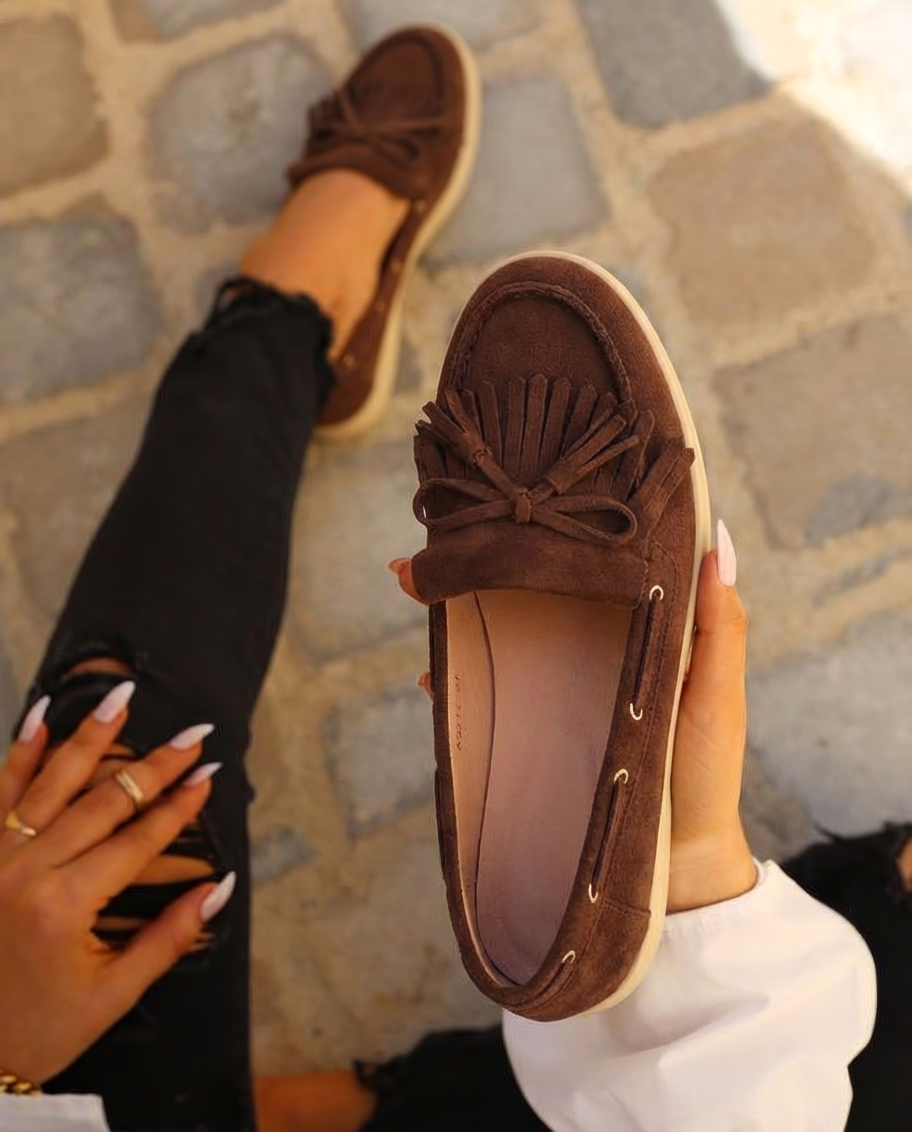 Andrea Brown Loafers