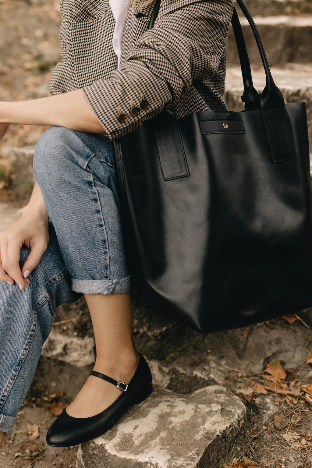 Zofia torba shopper czarna