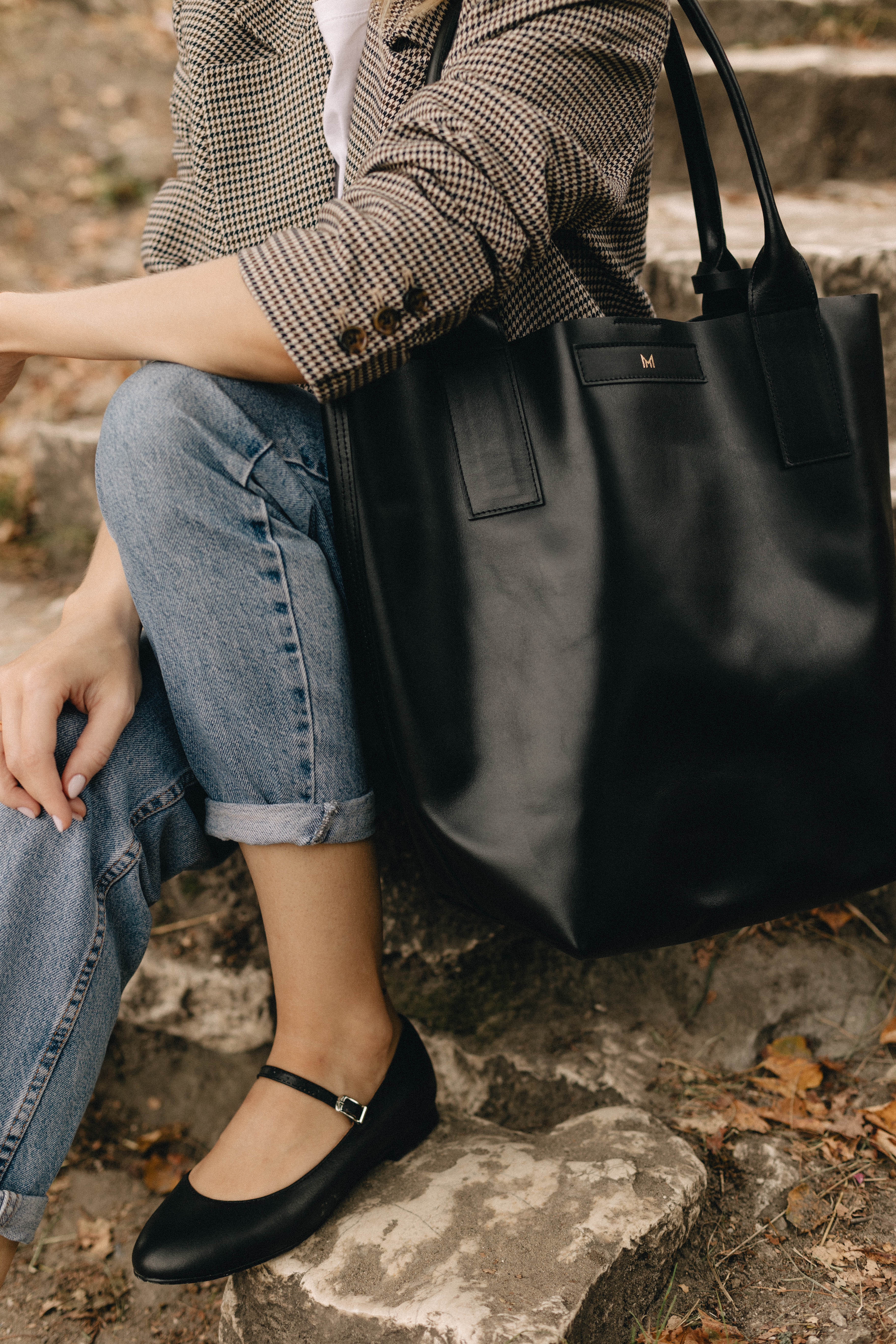 Zofia torba shopper czarna