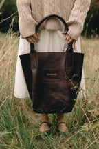 Oliwia torba shopper czekoladowy brąz