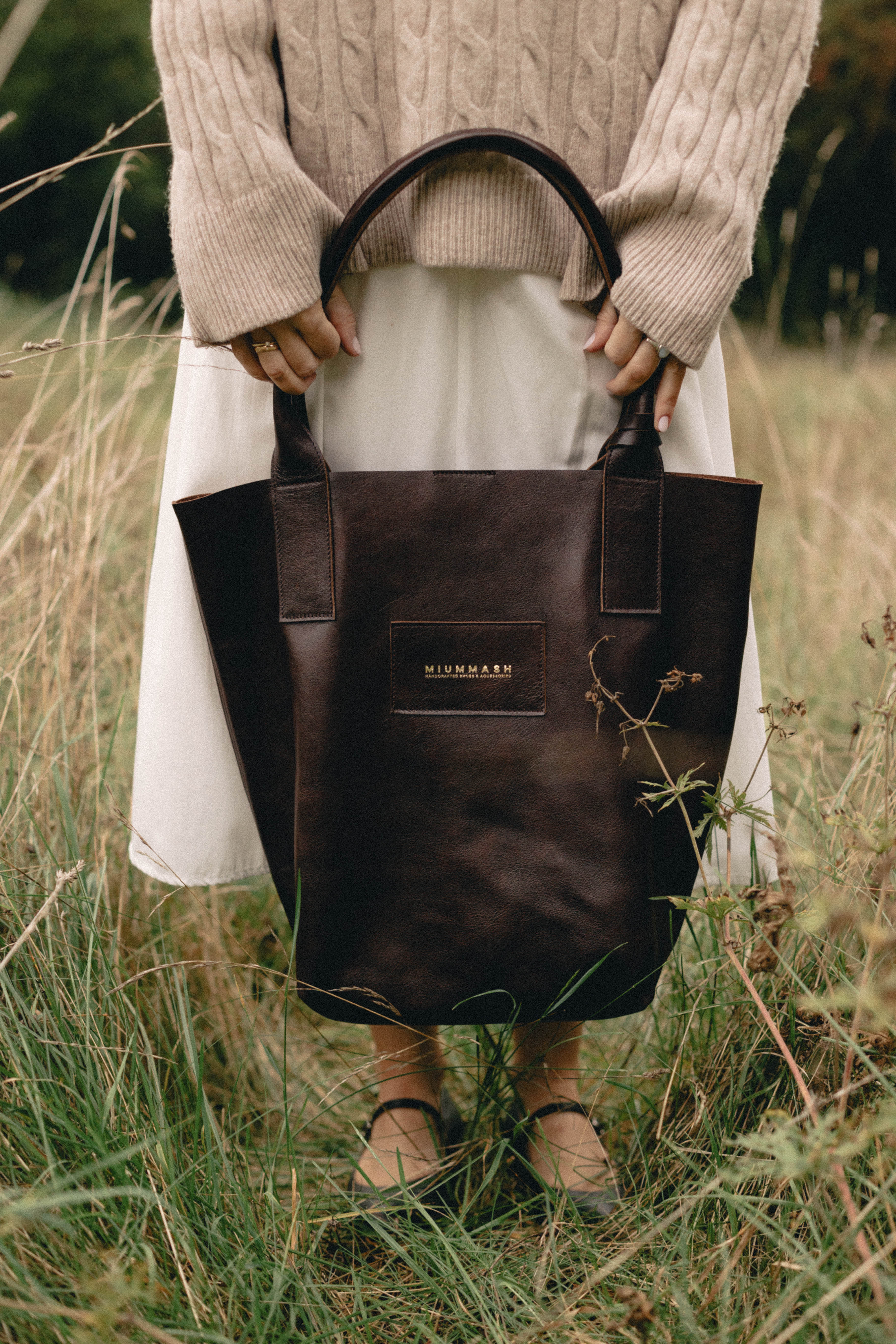 Oliwia torba shopper czekoladowy brąz