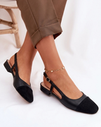 Czarne espadryle Cathy