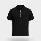 XALVIERE | Polo para Hombre con Media Cremallera y Tejido Ligero