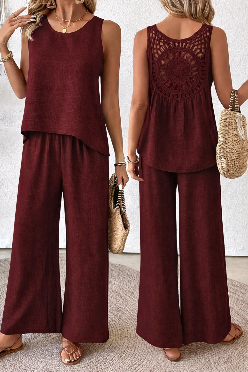 Marina™ | Conjunto Verano Fluido con Detalles Elegantes