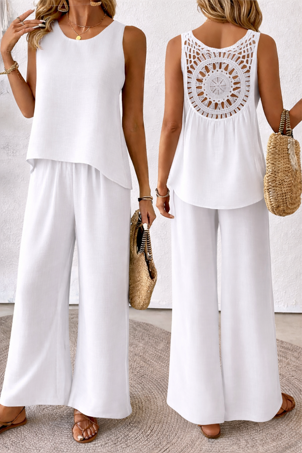 Marina™ | Conjunto Verano Fluido con Detalles Elegantes